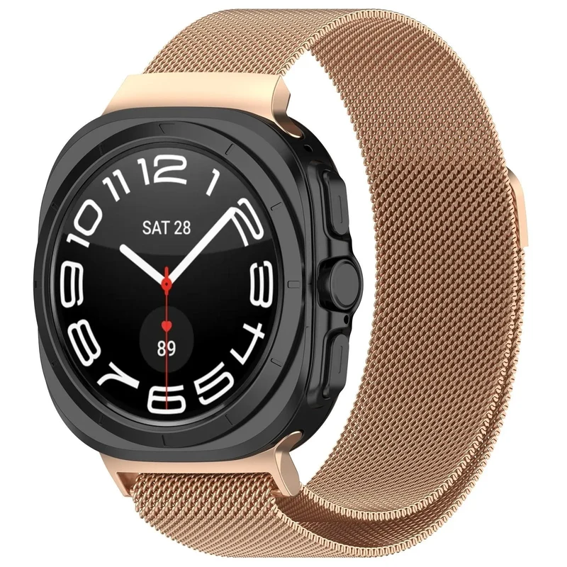 Samsung Galaxy Watch Ultra 2 Milanese Armband (Roségold)