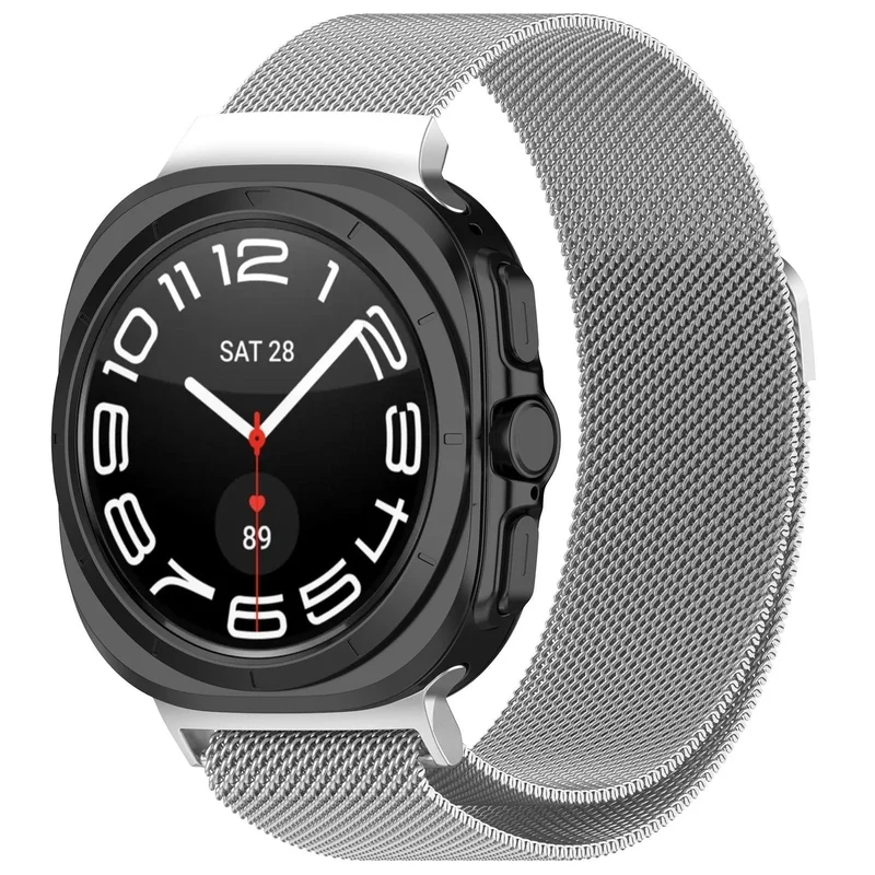 Samsung Galaxy Watch Ultra 2 Milanese Armband (Silber)