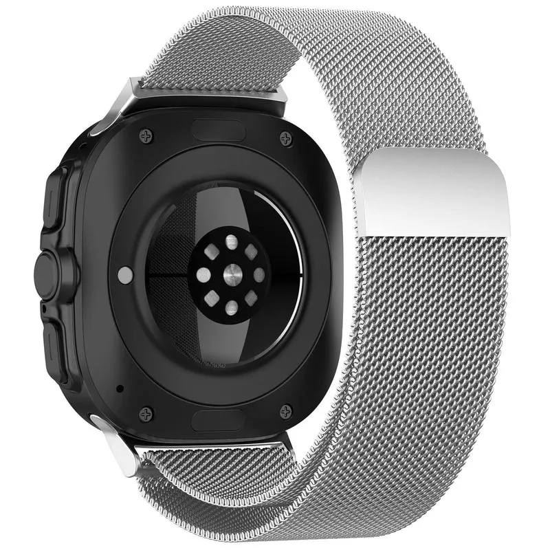 Samsung Galaxy Watch Ultra 2 Milanese Armband (Silber)