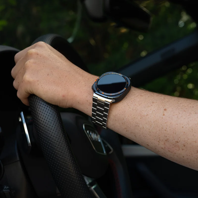 Samsung Galaxy Watch Ultra 2 Stahlarmband (Silber)