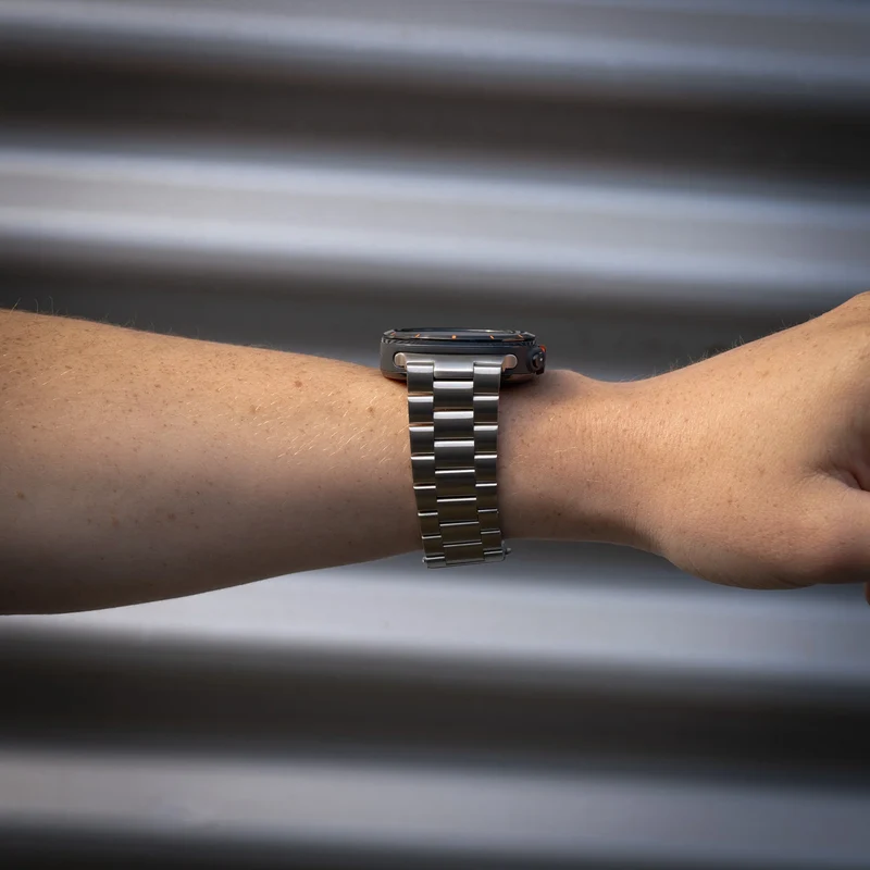Samsung Galaxy Watch Ultra 2 Stahlarmband (Silber)