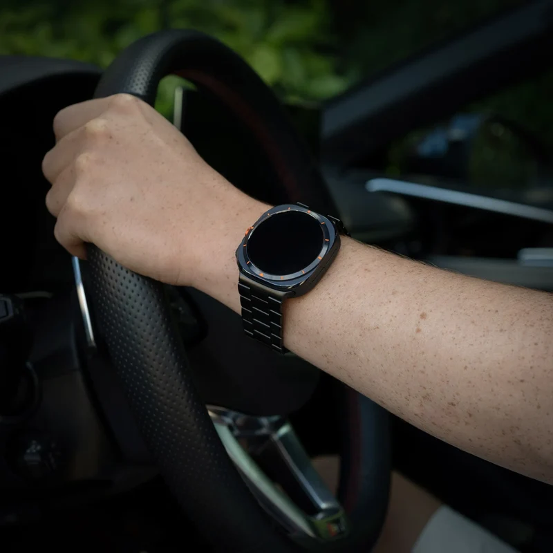 Samsung Galaxy Watch Ultra 2 Stahlarmband (Schwarz)