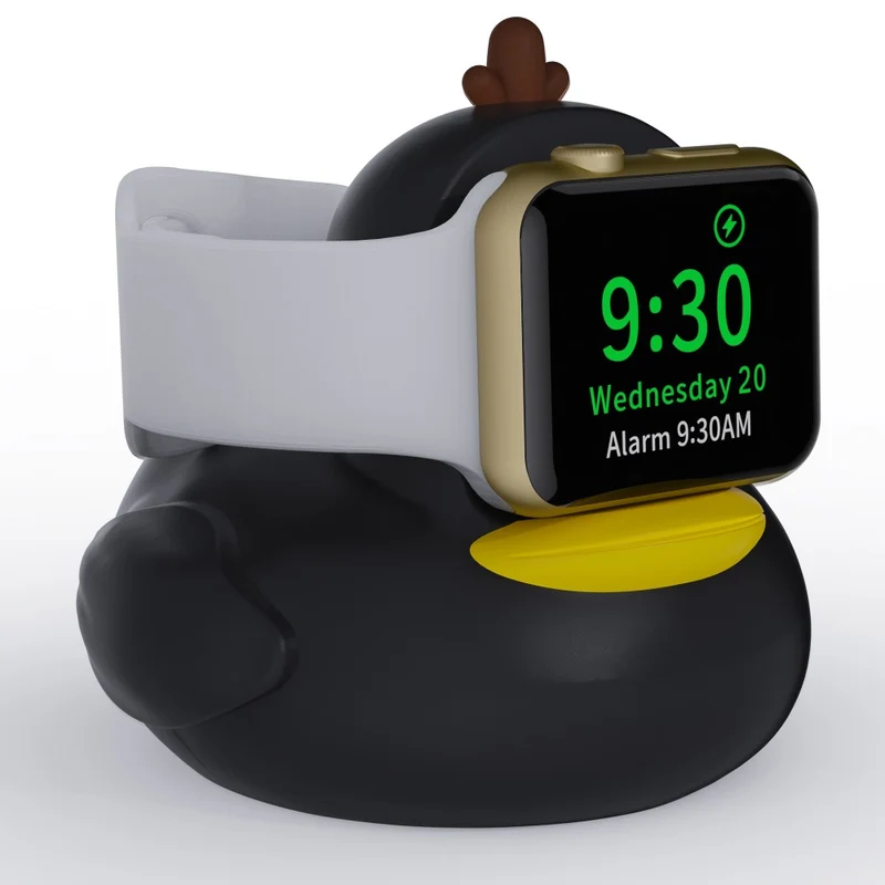 Stand Holder Apple Watch Series Watch Charger CUTE DUCK Series Silicone Charging Dock (without Charger)