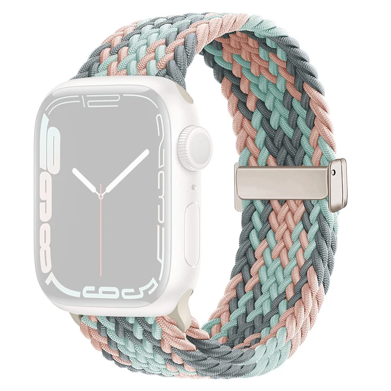 Apple Watch Series 41mm / 40mm / 38mm Nylon Strap Replacement - W-shape Colorful