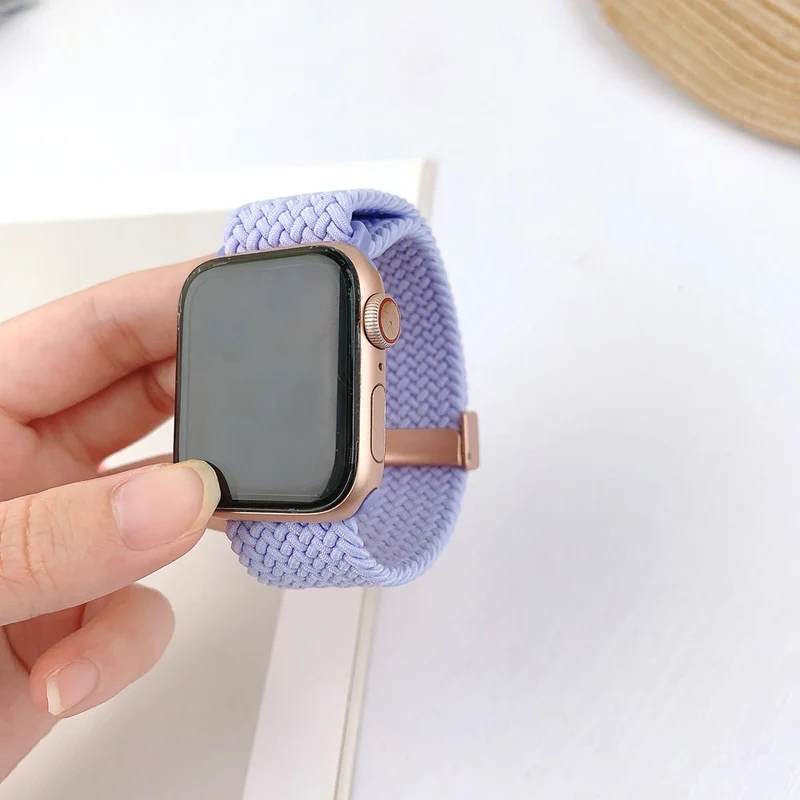 Apple Watch Series 41mm / 40mm / 38mm Nylon Strap Replacement - W-shape Colorful