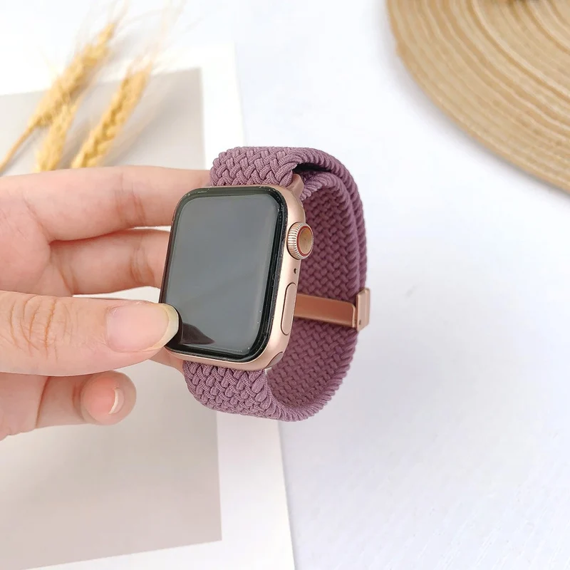 Apple Watch Series 41mm / 40mm / 38mm Nylon Strap Replacement - W-shape Colorful