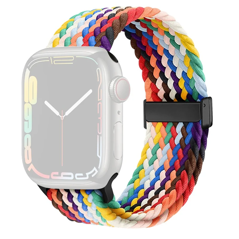 Apple Watch Series 41mm / 40mm / 38mm Nylon Strap Replacement - W-shape Colorful
