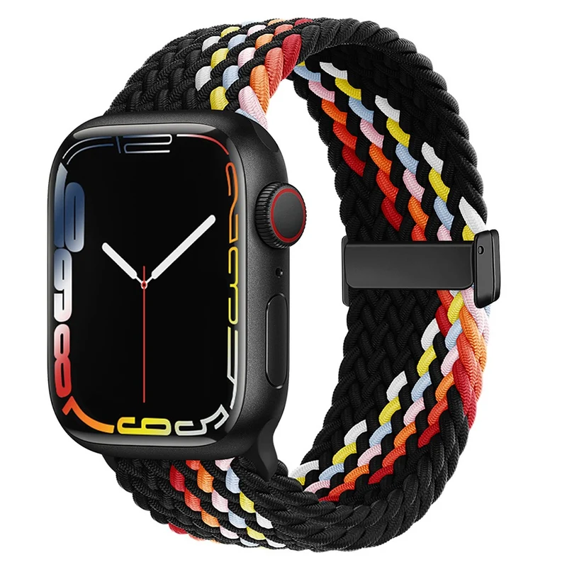 Apple Watch Series 41mm / 40mm / 38mm Nylon Strap Replacement - W-shape Colorful