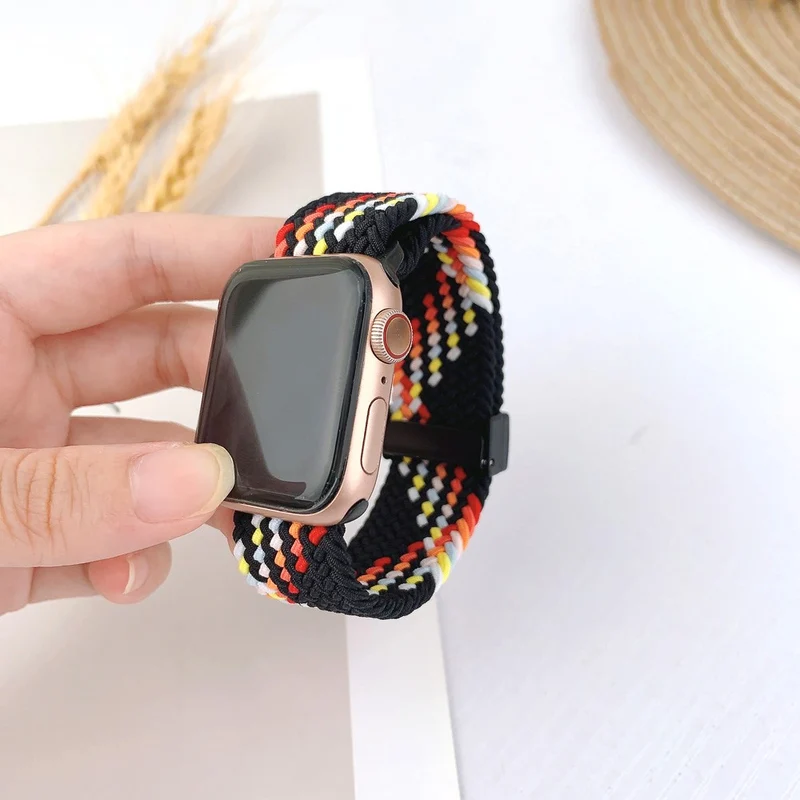 Apple Watch Series 41mm / 40mm / 38mm Nylon Strap Replacement - W-shape Colorful