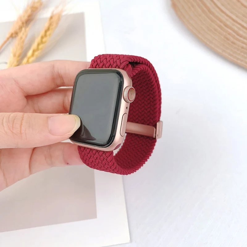 Apple Watch Series 41mm / 40mm / 38mm Nylon Strap Replacement - W-shape Colorful
