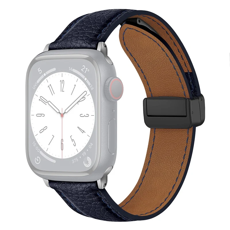 Apple Watch Series 41mm / 40mm / 38mm Litchi Texture Leather Watch Band