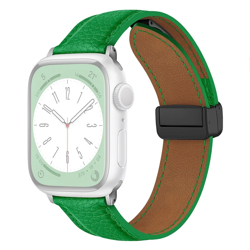 Apple Watch Series 41mm / 40mm / 38mm Litchi Texture Leather Watch Band
