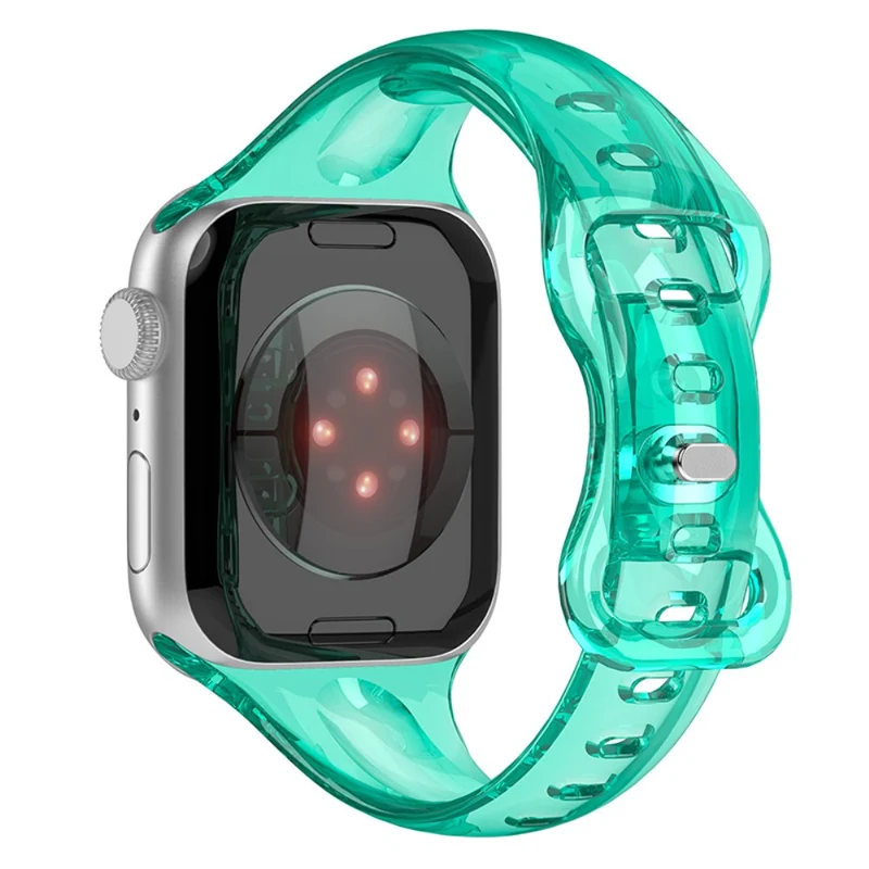 Apple Watch Series 41mm / 40mm / 38mm Flexible Watch Band - Transparent Black