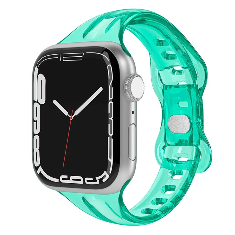Apple Watch Series 41mm / 40mm / 38mm Flexible Watch Band - Transparent Black