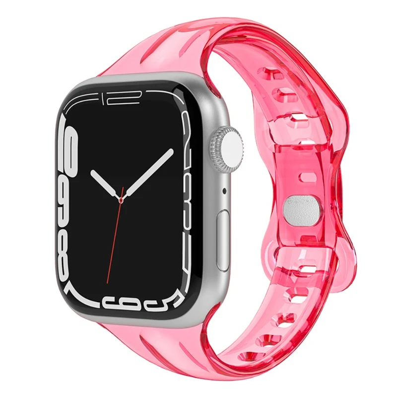 Apple Watch Series 41mm / 40mm / 38mm Flexible Watch Band - Transparent Black