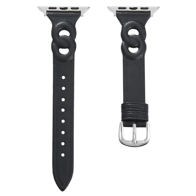 Apple Watch 49mm / 45mm / 44mm / 42mm Leather Watch Band - Baby Blue