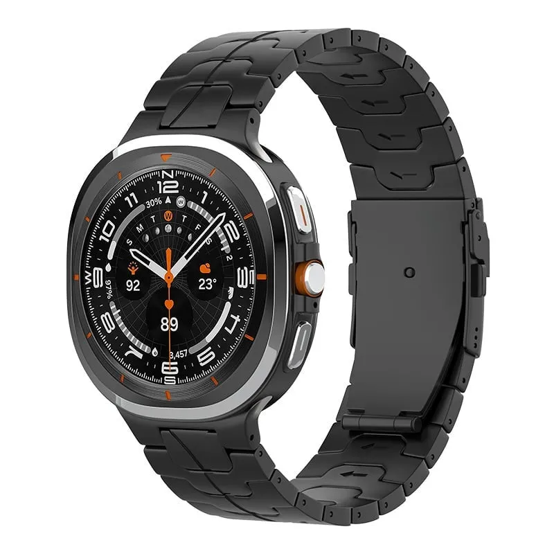 Samsung Galaxy Watch Ultra 2 Iron' Titanarmband (Schwarz)