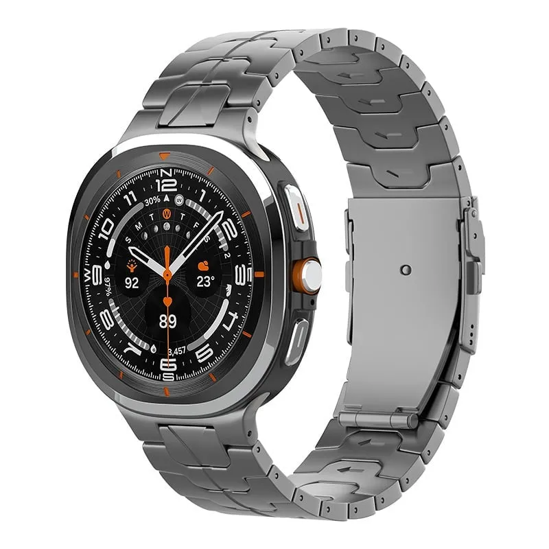 Samsung Galaxy Watch Ultra 2 Iron' Titanarmband (Graphit)