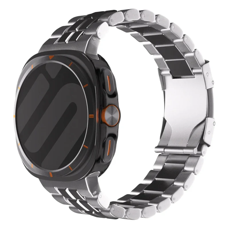 Samsung Galaxy Watch Ultra 2 Square' Titanarmband (Silber)
