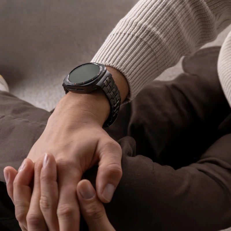 Samsung Galaxy Watch Ultra 2 Square' Titanarmband (Graphit)