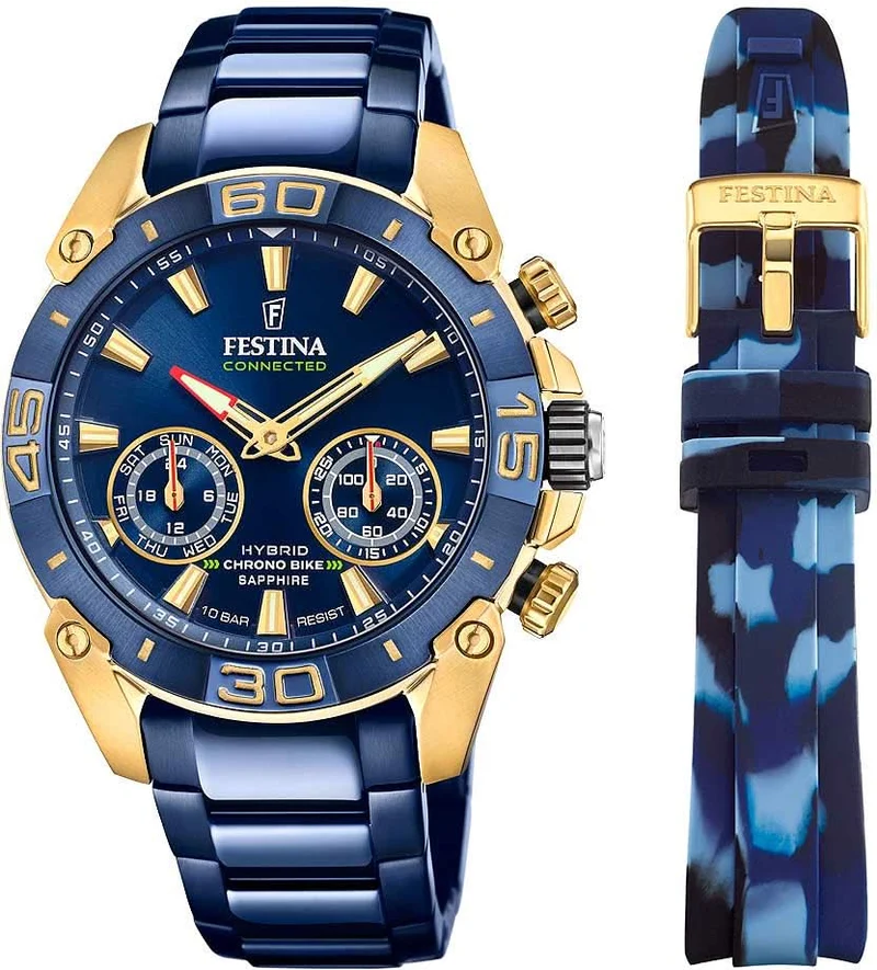 Festina Chrono Bike F20547/1 Herrenuhr • Hybrid-Technologie • Saphirglas