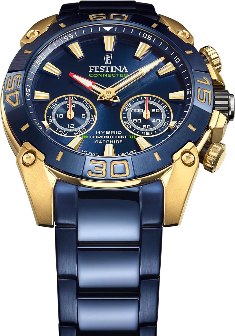 Festina Chrono Bike F20547/1 Herrenuhr • Hybrid-Technologie • Saphirglas