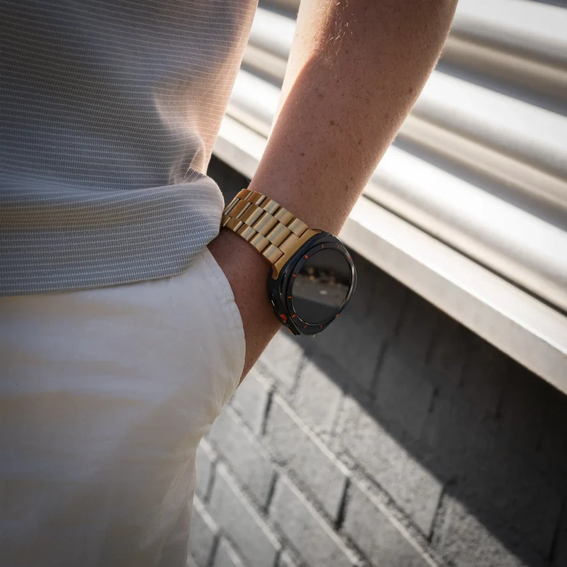 Samsung Galaxy Watch Ultra 2 Stahlarmband (Gold)