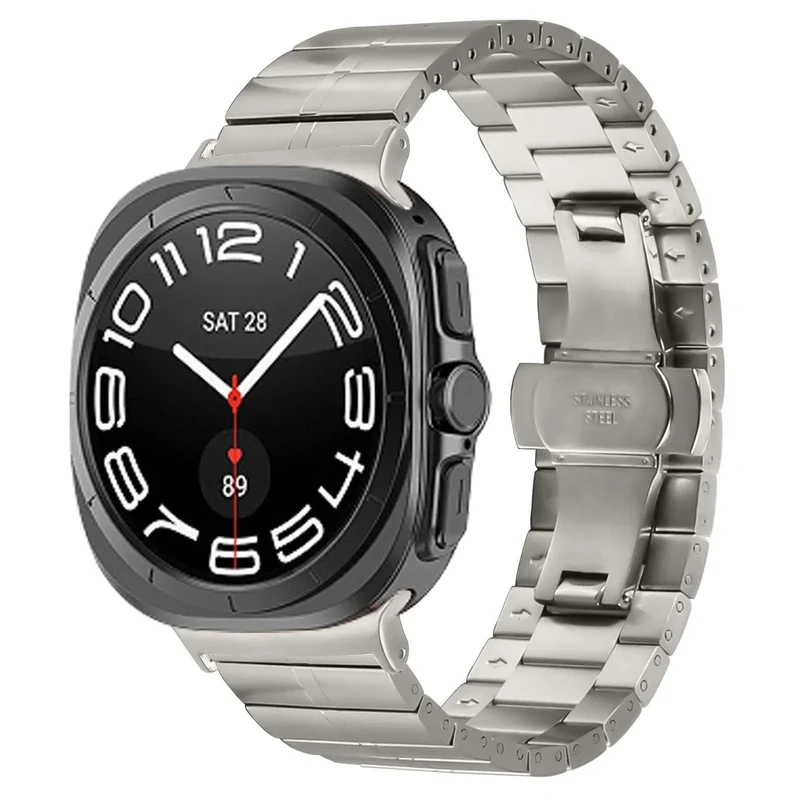 Samsung Galaxy Watch Ultra 2 Premium Metallarmband (Titan)