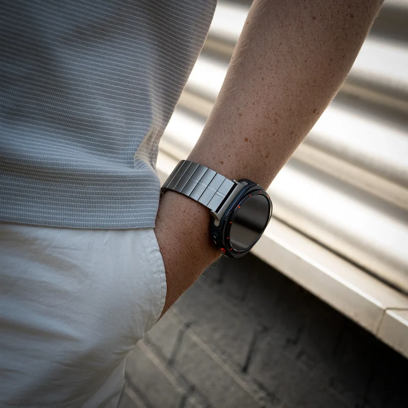 Samsung Galaxy Watch Ultra 2 Premium Metallarmband (Titan)