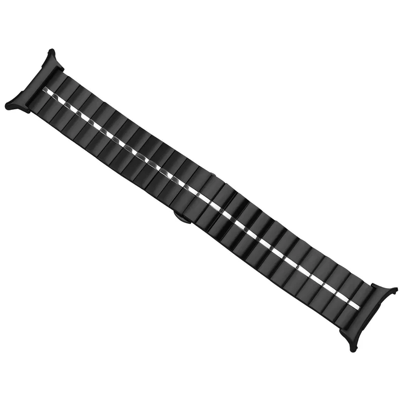 Samsung Galaxy Watch Ultra 2 Premium Metallarmband (Schwarz/Silber)