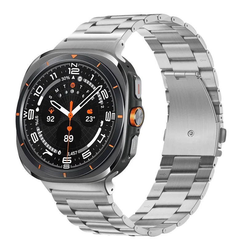 Bandz Samsung Galaxy Watch Ultra 2 Stahlarmband 'Classic' (Silber)
