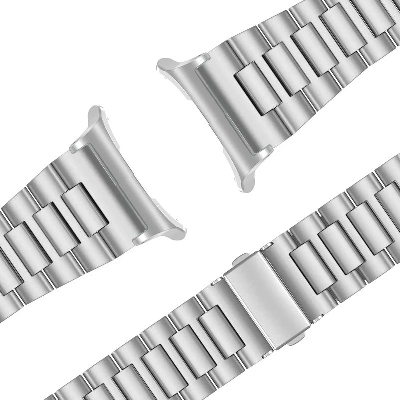 Bandz Samsung Galaxy Watch Ultra 2 Stahl Gliederarmband 'Deluxe' (Silber)