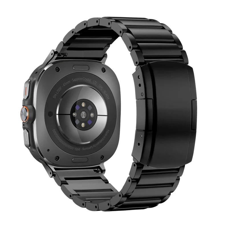 Bandz Samsung Galaxy Watch Ultra 2 Titanarmband 'Classic' (Schwarz)