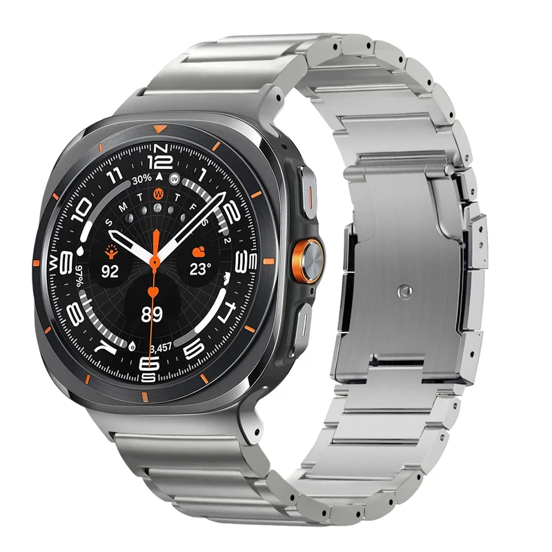 Bandz Samsung Galaxy Watch Ultra 2 Titanarmband 'Classic' (Silber)