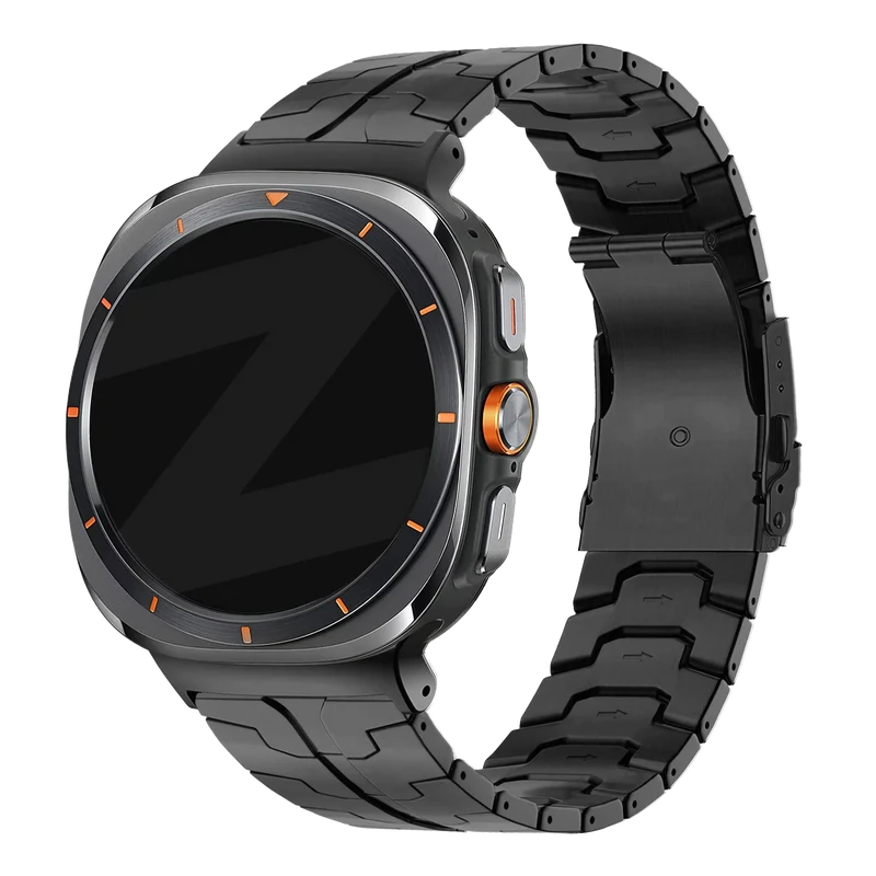 Bandz Samsung Galaxy Watch Ultra 2 Titanarmband 'Iron' (Schwarz)