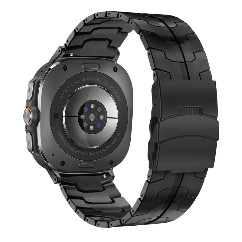 Bandz Samsung Galaxy Watch Ultra 2 Titanarmband 'Iron' (Schwarz)