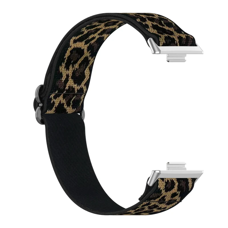 Huawei Watch Fit 4 Elastisches Armband (Leopard)