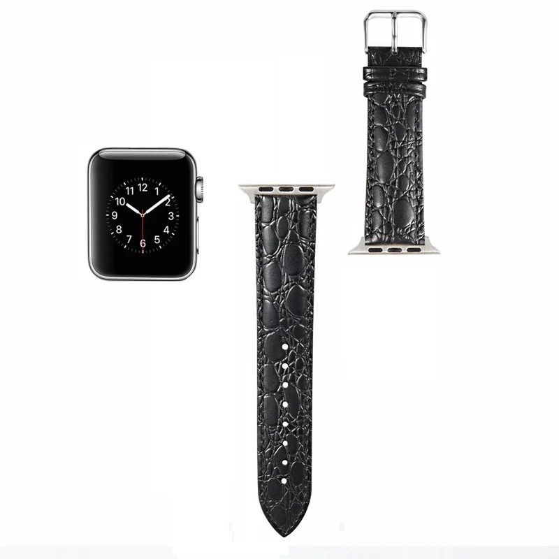 Apple Watch 49mm / 45mm / 44mm / 42mm Crocodile Style Watch Band