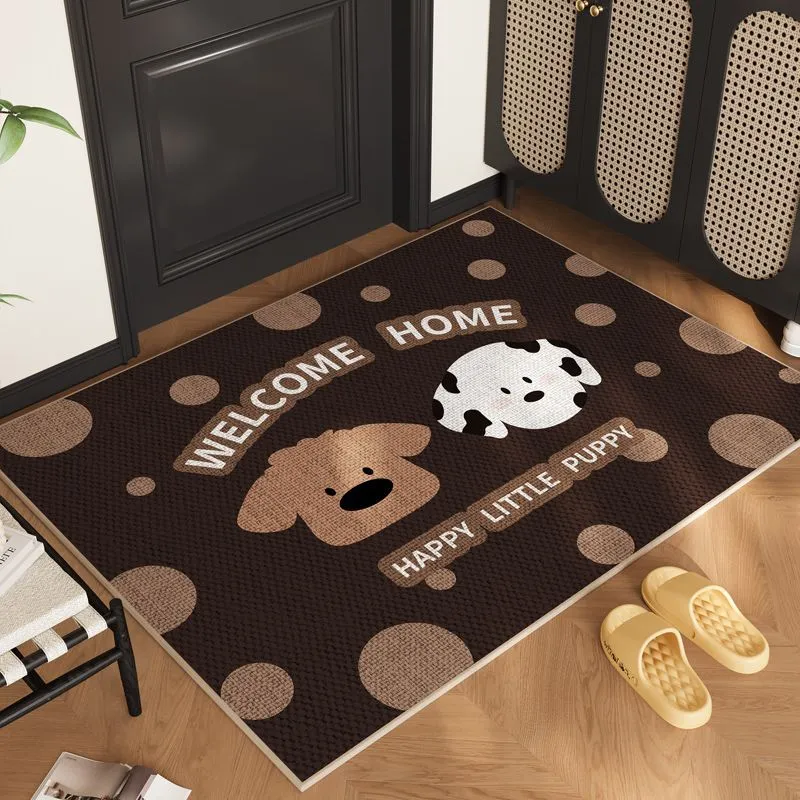 Adorable Katzen-Themen Willkommen Matte