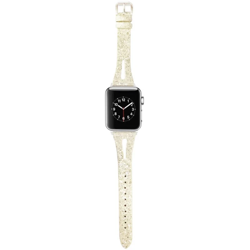 Apple Watch Series 41mm / 40mm / 38mm Glitter Leather Wristband