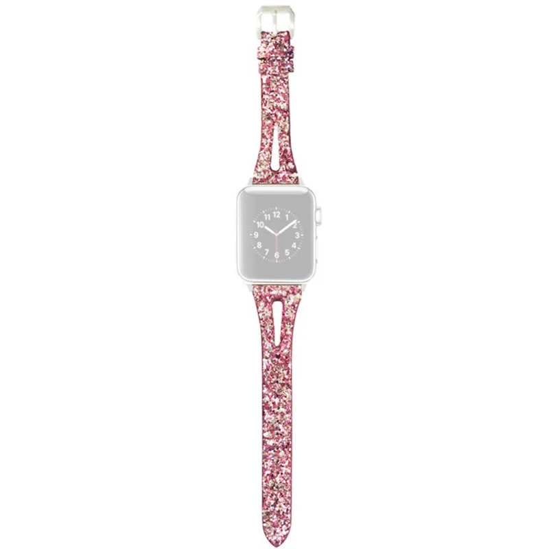 Apple Watch Series 41mm / 40mm / 38mm Glitter Leather Wristband