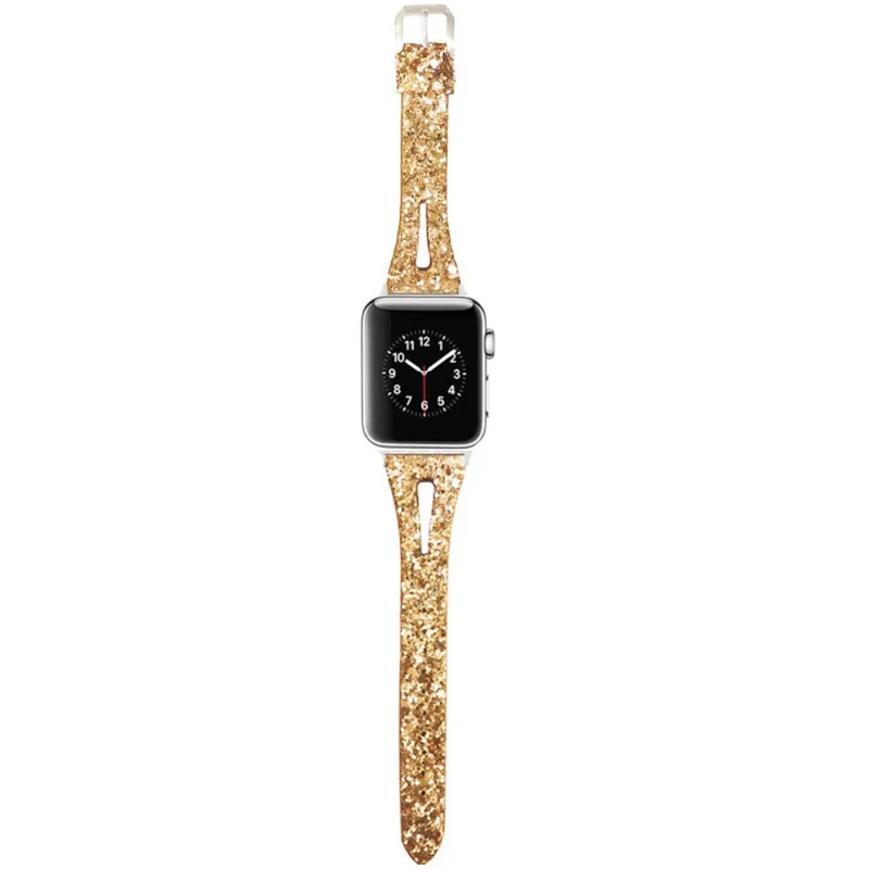 Apple Watch Series 41mm / 40mm / 38mm Glitter Leather Wristband