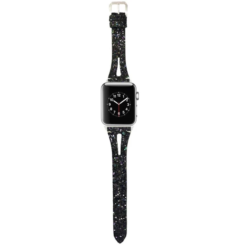 Apple Watch Series 41mm / 40mm / 38mm Glitter Leather Wristband