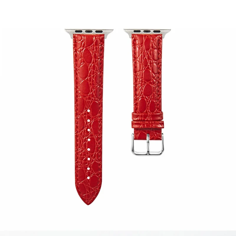 Apple Watch Series 41mm / 40mm / 38mm Crocodile Pattern Leather Watch Bands
