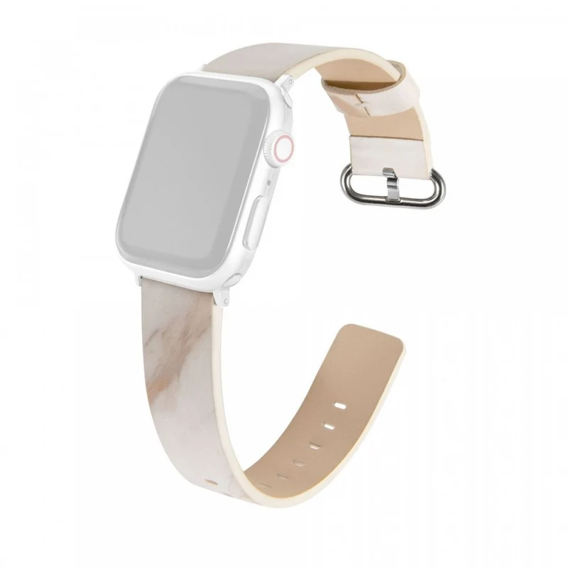 Apple Watch Series 41mm / 40mm / 38mm Marble Replacement Band - Light Pink