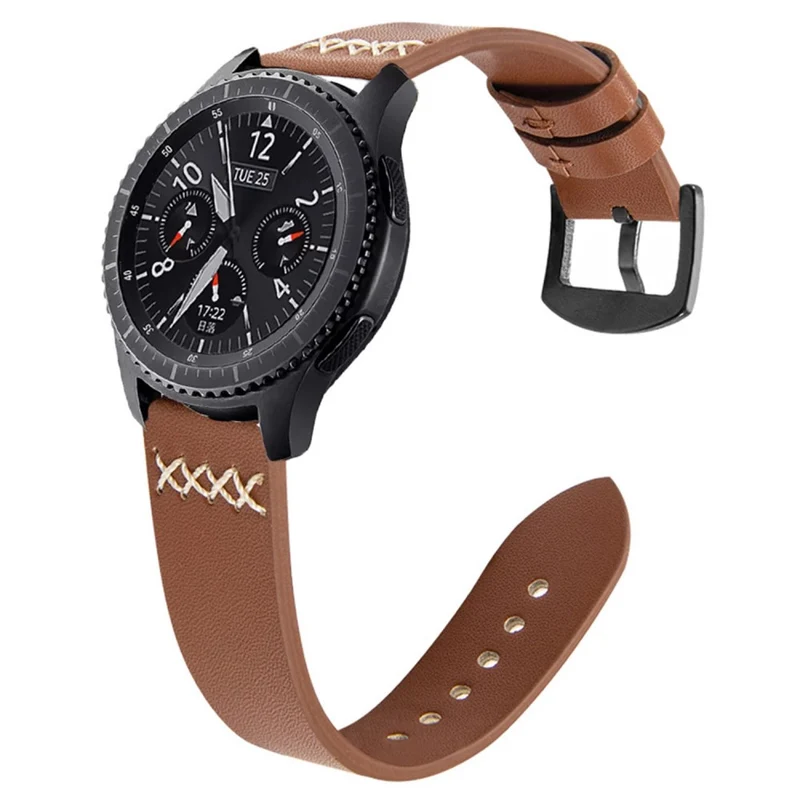 Apple Watch Series 41mm / 40mm / 38mm Cross Stitch Leather Watch Band
