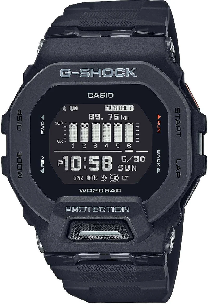 Casio G-Shock GBD-200-1ER Herrenuhr • Smarte Funktionen • Extreme Stoßfestigkeit