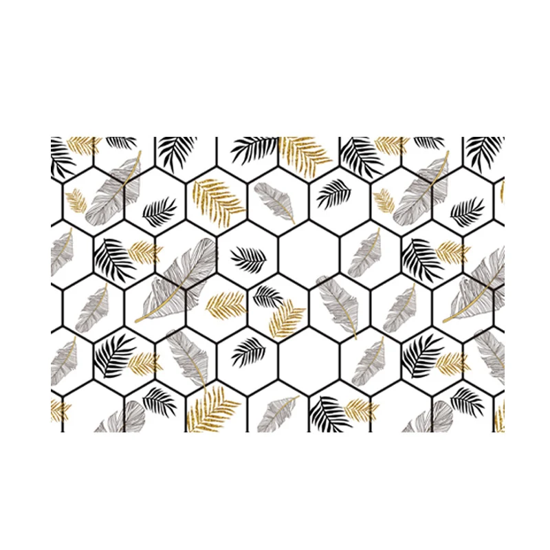 Geometrisch gemusterte Eingangsmatte