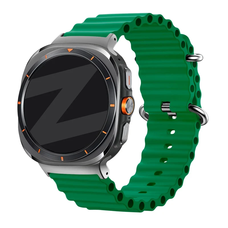 Bandz Samsung Galaxy Watch Ultra 2 Ocean Armband 'Classic' (Dunkelgrün)