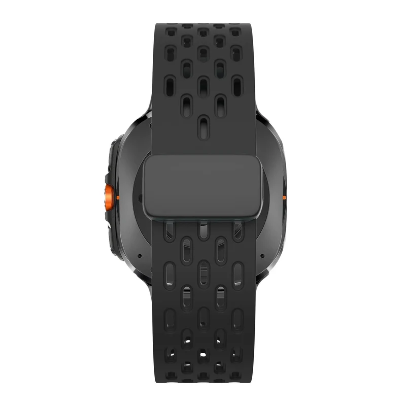 Bandz Samsung Galaxy Watch Ultra 2 D-Schnalle Sportarmband 'Air' (Schwarz)